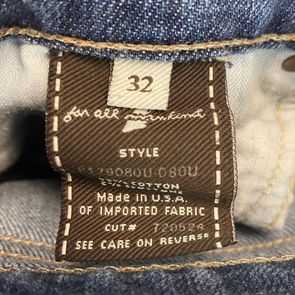 7 for all mankind Roxanne jeans size 32 mid to low rise skinny neutral basics - Picture 6 of 11